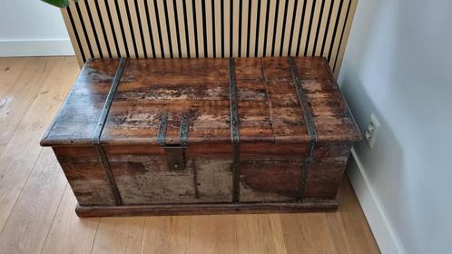 Antieke kist / tafel, Huis en Inrichting, Woonaccessoires | Kisten, Gebruikt, Minder dan 50 cm, 50 tot 75 cm, 100 tot 150 cm, Ophalen