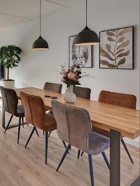 6 eetkamerstoelen Piet Klerx, Huis en Inrichting, Stoelen, Zo goed als nieuw, Vijf, Zes of meer stoelen, Overige materialen, Overige kleuren