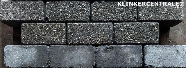 84m2 antraciet zwart betonklinkers keiformaat beton straatst, Tuin en Terras, Tegels en Klinkers, Gebruikt, Klinkers, Beton, 10 m² of meer