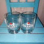Vodka glazen Finlandia 2 stuks, Verzamelen, Ophalen, Zo goed als nieuw, Overige typen