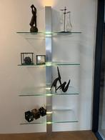 Wandregaal met glasplaten, Ophalen, Gebruikt