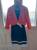 Mooie nette (feest) jurk met korte chique blazer mt 38, Kleding | Dames, Jurken, Maat 38/40 (M), Zwart, Ophalen of Verzenden, Zo goed als nieuw