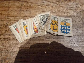 Postzegels met gemeente wapen uit Zuid Holland op papier. beschikbaar voor biedingen