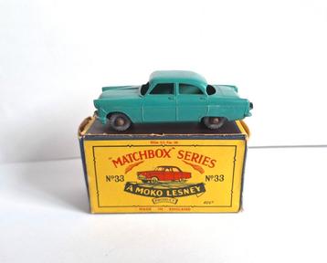 Matchbox lesney 33 ford zodiac sea-green