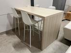 Bartafel / statafel met 4 krukken, Ophalen, Zo goed als nieuw