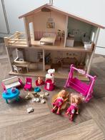 Poppenhuis met toebehoren, Kinderen en Baby's, Ophalen, Zo goed als nieuw, Poppenhuis
