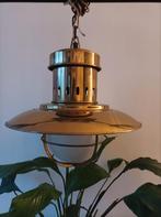 Schippers lamp, Vissers lamp, Scheepslamp, Messing, Minder dan 50 cm, Ophalen of Verzenden, Zo goed als nieuw