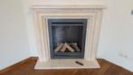 Nette Faber gashaard met marmeren schouw, Huis en Inrichting, Haarden, Ophalen, Gebruikt, Inzethaard, Gashaard