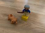 Boer met varken duplo, Kinderen en Baby's, Speelgoed | Duplo en Lego, Ophalen of Verzenden, Zo goed als nieuw, Duplo