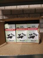 Montageclips Vlonderplanken RVS zwart 3 dozen, Ophalen of Verzenden, Overige materialen