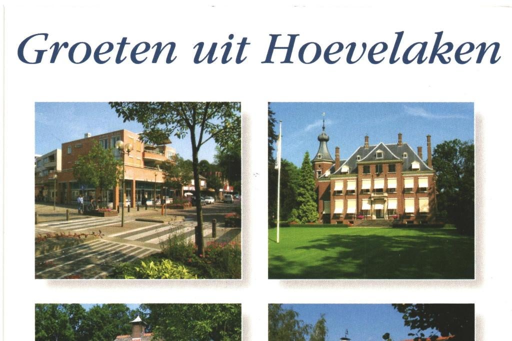 987506 Hoevelaken 80+ Gld Gelopen met postzegel, Ophalen of Verzenden, 1980 tot heden, Gelopen, Noord-Brabant