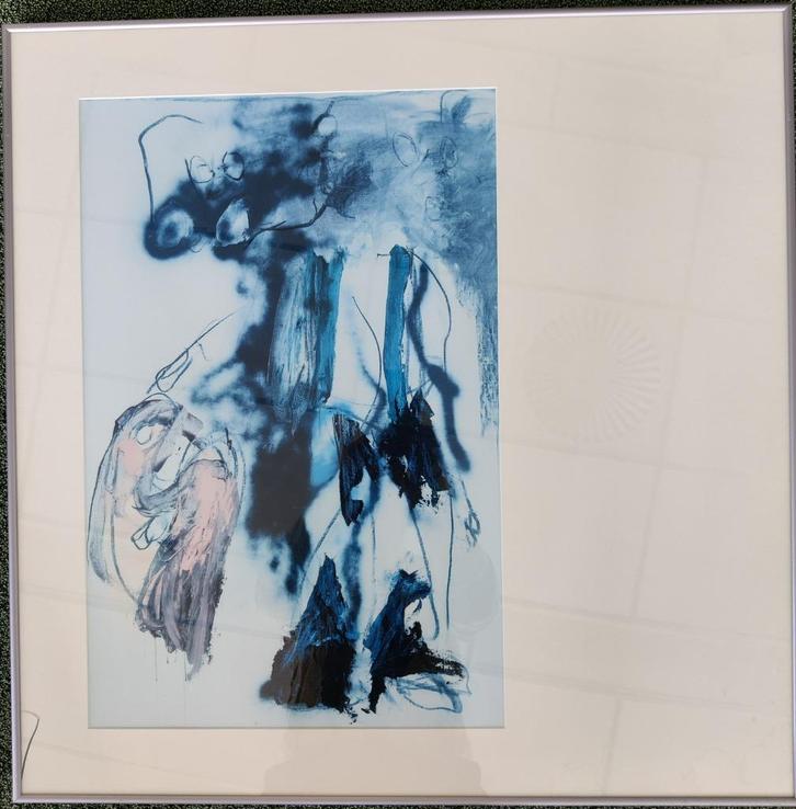 Fraai ingelijste zeefdruk, Ger Lataster - Nummer 5, Antiek en Kunst, Kunst | Litho's en Zeefdrukken, Ophalen