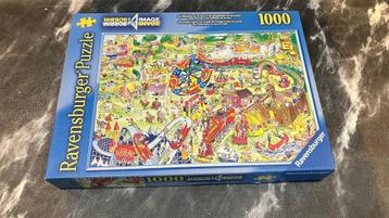 Ravensburger puzzel 1000 stukjes Mirror image pretpark beschikbaar voor biedingen