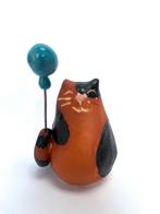 Beeldje kat met ballon, Verzamelen, Ophalen of Verzenden, Nieuw, Dier