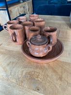 Handgemaakt koffie servies, Ophalen
