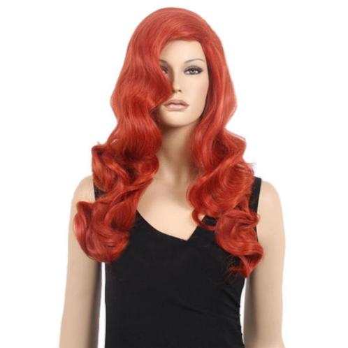 Sexy Jessica Rabbit pruik lang rood haar met slagen, Sieraden, Tassen en Uiterlijk, Uiterlijk | Haarverzorging, Nieuw, Pruik of Haarverlenging