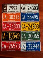 Nummerplaten Aruba, Ophalen of Verzenden, Gebruikt, Auto's
