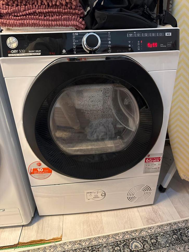 Hoover H-DRY 500 Wasdroger - 9 kg - A+++, Witgoed en Apparatuur, Wasdrogers, Zo goed als nieuw, Condens, Voorlader, 8 tot 10 kg