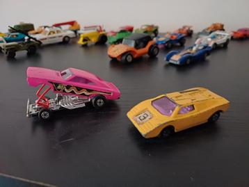 22x zeer oude Matchbox auto's, vooral jaren '70!! beschikbaar voor biedingen