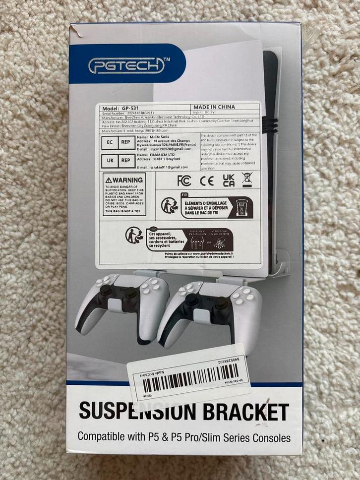 PGTECH Suspension Bracket P5/P5 Pro/Slim, Spelcomputers en Games, Spelcomputers | Sony PlayStation Consoles | Accessoires, Nieuw