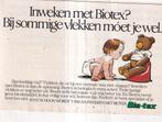 Retro reclame 1984 Biotex wasmiddel Nijmegen voor de babywas, Verzamelen, Ophalen of Verzenden