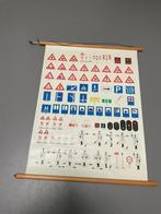 Vintage schoolplaat verkeer, Ophalen, Overige thema's