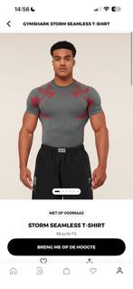 Gymshark storm seamless t-shirt maat XL, Fitness, Gymshark, Ophalen of Verzenden, Grijs