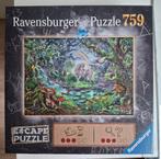 Kopen of ruilen: Ravensburger escape puzzel De Eenhoorn, Ophalen of Verzenden, 500 t/m 1500 stukjes, Zo goed als nieuw, Legpuzzel