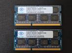 Nanya Technology  8GB DDR3 (SODIMM) @ 1.333MT/s, kit van 2, Computers en Software, RAM geheugen, 8 GB, DDR3, Ophalen of Verzenden