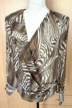 Twister Overslag blouse/tuniek maat 1 42/44 NIEUW [v], Kleding | Dames, Ophalen of Verzenden, Nieuw, Maat 42/44 (L), Bruin