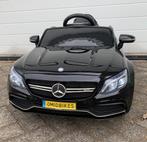 Kinder Accu Auto Mercedes C63s AMG 12v RC / Leder/ MP3, Kinderen en Baby's, Speelgoed | Buiten | Voertuigen en Loopfietsen, Nieuw