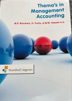 M.P. Brouwers-Thema’s in Management Accounting RUG, Boeken, Ophalen of Verzenden, Zo goed als nieuw, Economie en Marketing, M.P. Brouwers