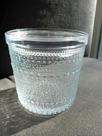 Iittala Kastehelmi Voorraadpot 116x114mm helder
 Puntgaaf beschikbaar voor biedingen