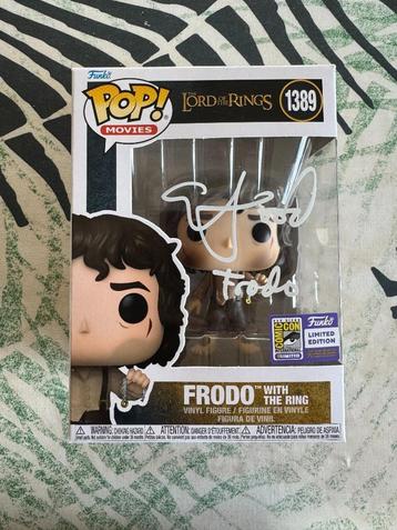 funko pop 1389 Frodo Signed beschikbaar voor biedingen