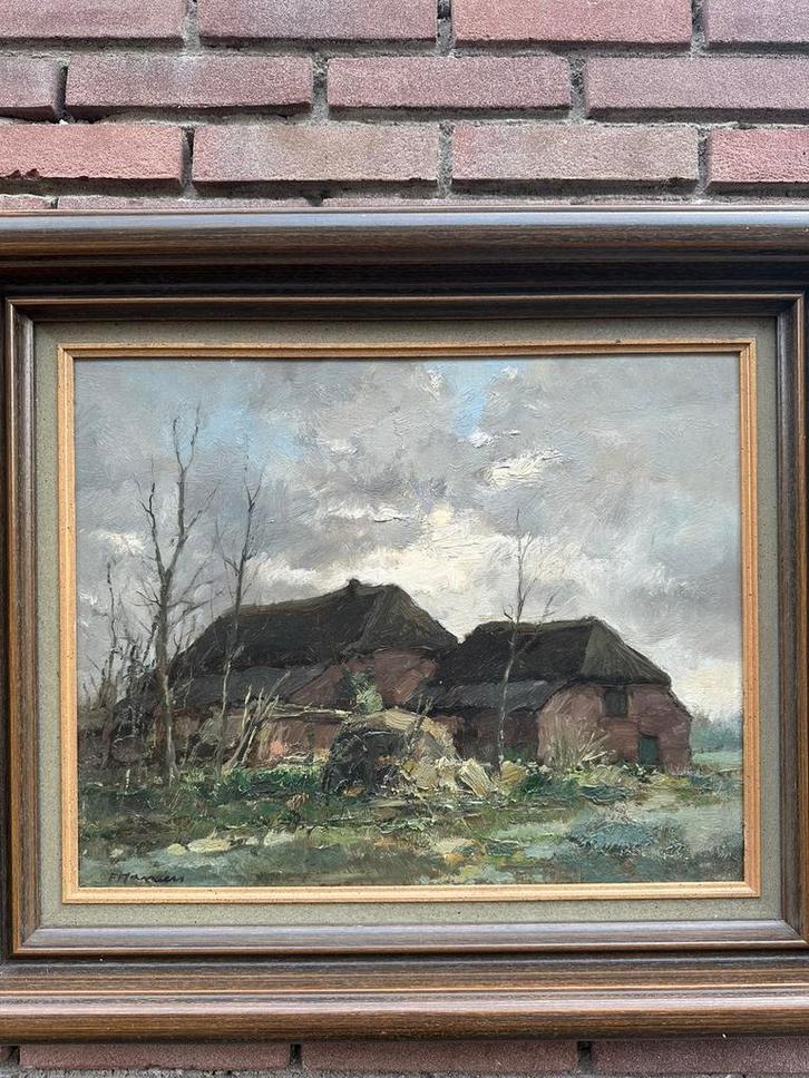 Topwerk van Frans Manders, Antiek en Kunst, Kunst | Schilderijen | Klassiek, Ophalen of Verzenden