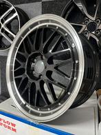 18 inch 5x112 Zwart/gepolijst "BBS Le mans" look  Golf Audi, Auto-onderdelen, Banden en Velgen, Nieuw, Velg(en), Personenwagen