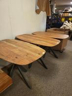 Bartafel acasia hout massief, Huis en Inrichting, Tafels | Eettafels, Ophalen, 100 tot 150 cm, 50 tot 100 cm, Zo goed als nieuw