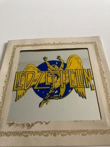 Led Zeppelin spiegel tegel 15 x 15 cm beschikbaar voor biedingen