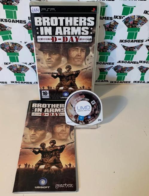 Brothers in Arms D-Day - PSP - Iksgames, Spelcomputers en Games, Games | Sony PlayStation Portable, Zo goed als nieuw, Shooter