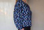 Studio Anneloes blouse S travelstof top, Kleding | Dames, Blouses en Tunieken, Studio Anneloes, Blauw, Ophalen of Verzenden, Zo goed als nieuw