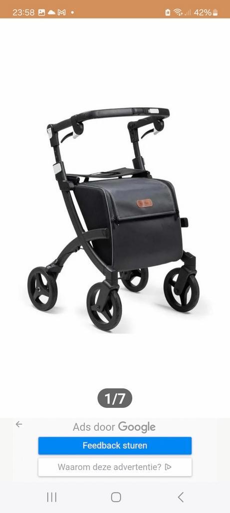 Nieuwe groene rollz  flex 2 ook in wit  trolley rollator, Diversen, Rollators, Zo goed als nieuw, Lichtgewicht, Ophalen of Verzenden
