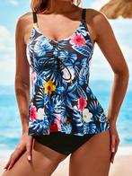 Tankini tweedelig badpak blauw 35 36 38 40 42 44 46, Ophalen of Verzenden, Nieuw, Blauw, Bikini
