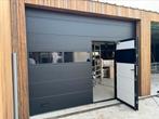 Zwarte garagedeuren op maat gemaakt. Montage demontage, Ophalen of Verzenden, Glas, Garagedeur