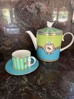 Pip studio theepot met kop en schotel love birds, Ophalen, Zo goed als nieuw, Overige stijlen, Kop(pen) en/of Schotel(s)
