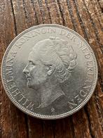 Te koop een prachtige 2,5 gulden 1930 Wilhelmina, Zilver, 2½ gulden, Koningin Wilhelmina, Ophalen of Verzenden
