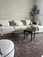 Salontafel set bruin japandi HM Hmhome H&M home, Ophalen, 50 tot 100 cm, Rond, 50 tot 100 cm