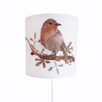 Wandlamp Bosdieren Aquarel Vogel Little Dreamzzz beschikbaar voor biedingen