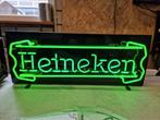 Heineken Neon reclame, Ophalen of Verzenden, Zo goed als nieuw, Lichtbak of (neon) lamp