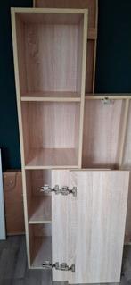 Badkamerkast met deuren en planken, Ophalen, Overige materialen, 100 tot 150 cm, 50 tot 100 cm