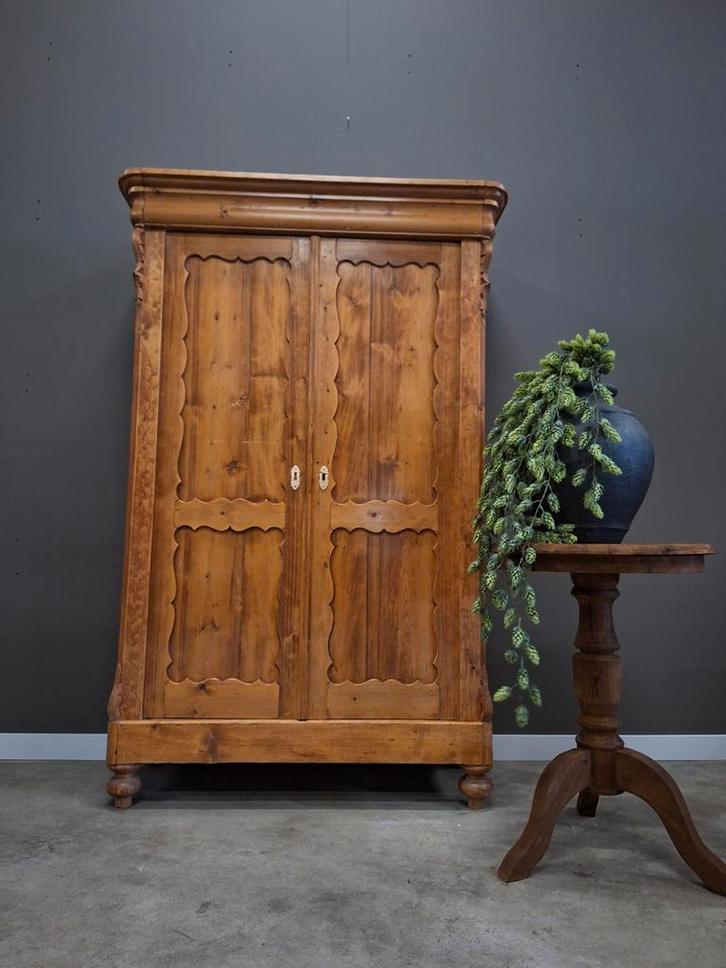 Nette grenen biedermeier meidenkast kledingkast, Antiek en Kunst, Antiek | Meubels | Kasten, Ophalen of Verzenden